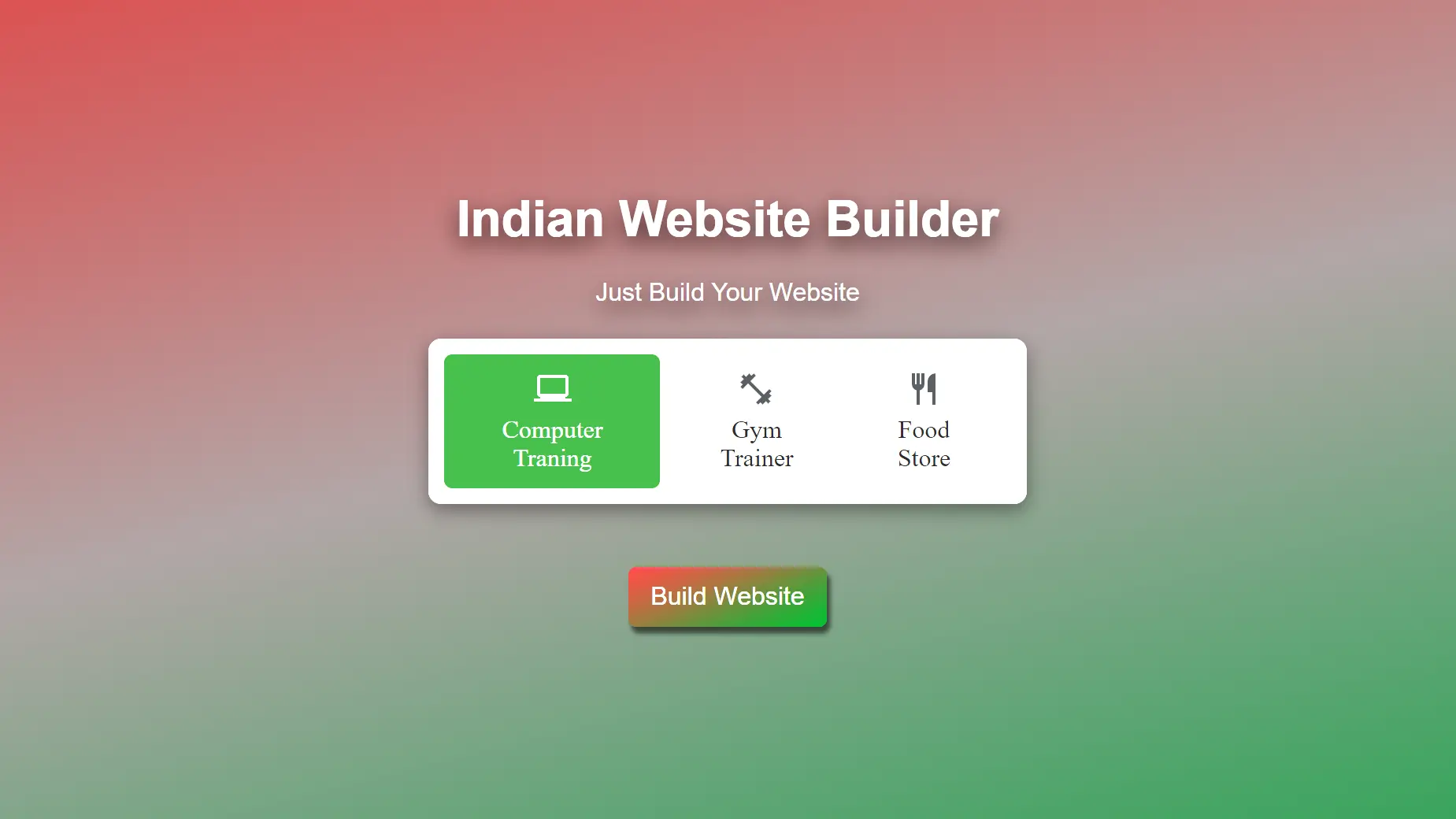 indian website builder