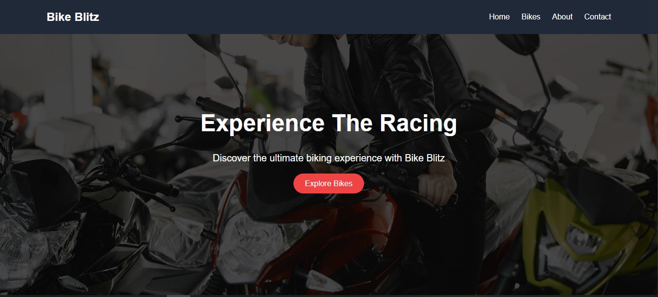Website Design - Bike Showroom Website Design