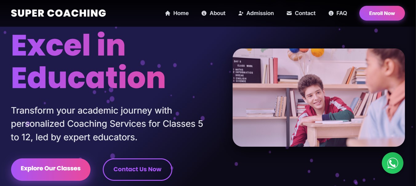  Super Coaching Services Website Design